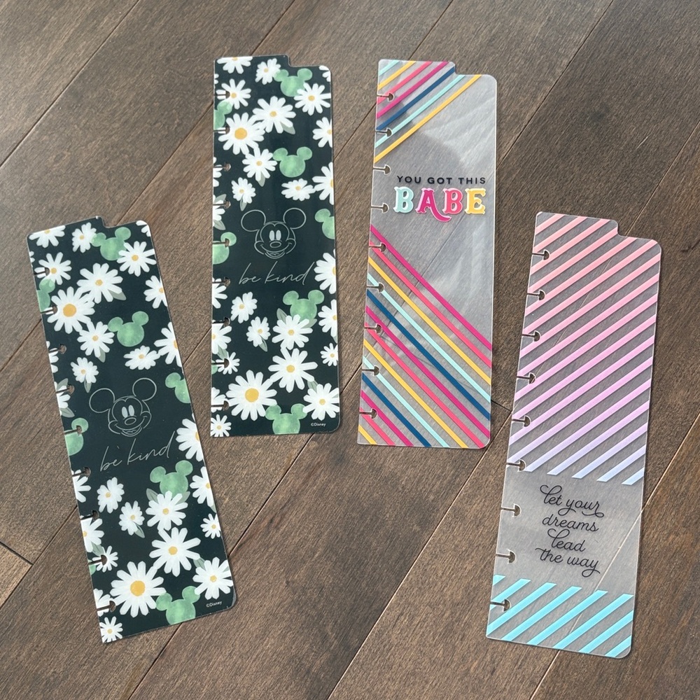MY & MY BIG IDEAS Happy Planner Classic Bookmark Set, Divider Tabs, Organization